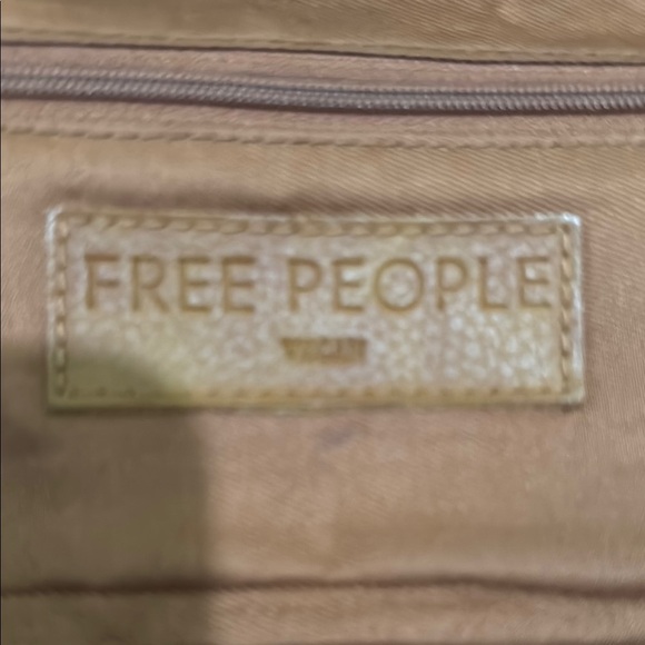 Free People Camel Leather Pouch - Picture 2 of 14